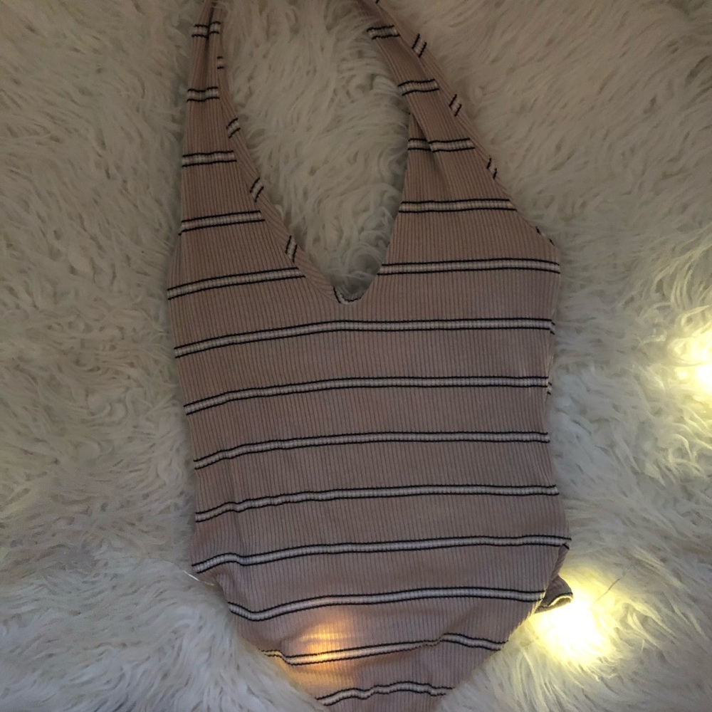 striped pacsun bodysuit